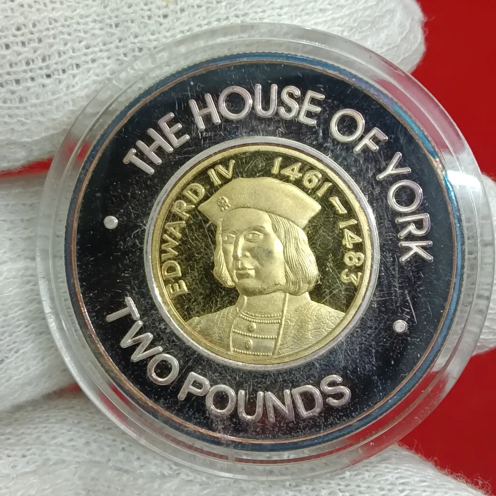 Rare Edward IV Two Pounds Proof Coin The House of York Elizabeth Bailiwick of Guernsey 2006 Year