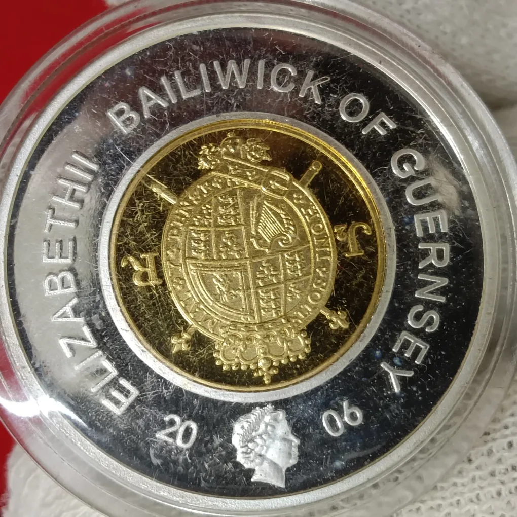 Rare James II Two Pounds Proof Coin 1685-1688 The House of Stuart 2006 Year Bailiwick Of Guernsey