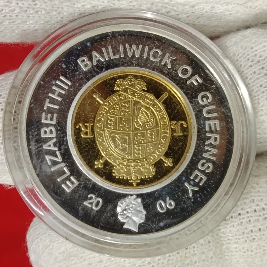 Rare James II Two Pounds Proof Coin 1685-1688 The House of Stuart 2006 Year Bailiwick Of Guernsey