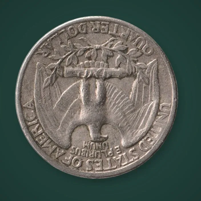 Rare Quarter Dollar 1979 George Washington United States of America World Coin # A888