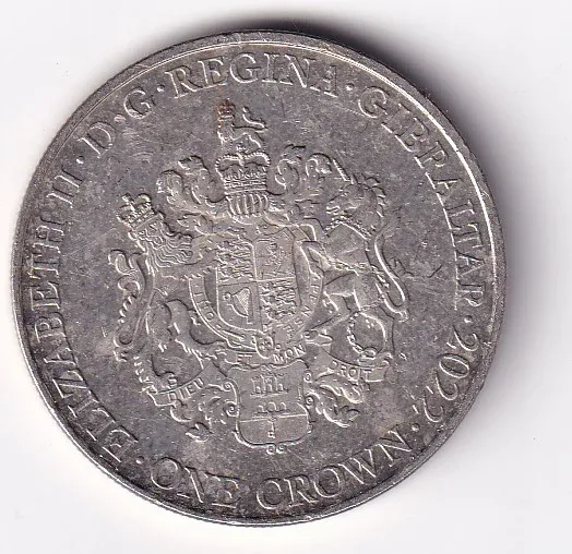 Gibraltar 1 Crown 2022 - Elizabeth II The Queen Of Ocean Titanic R.M.S. Rare Commemorative issue Coin