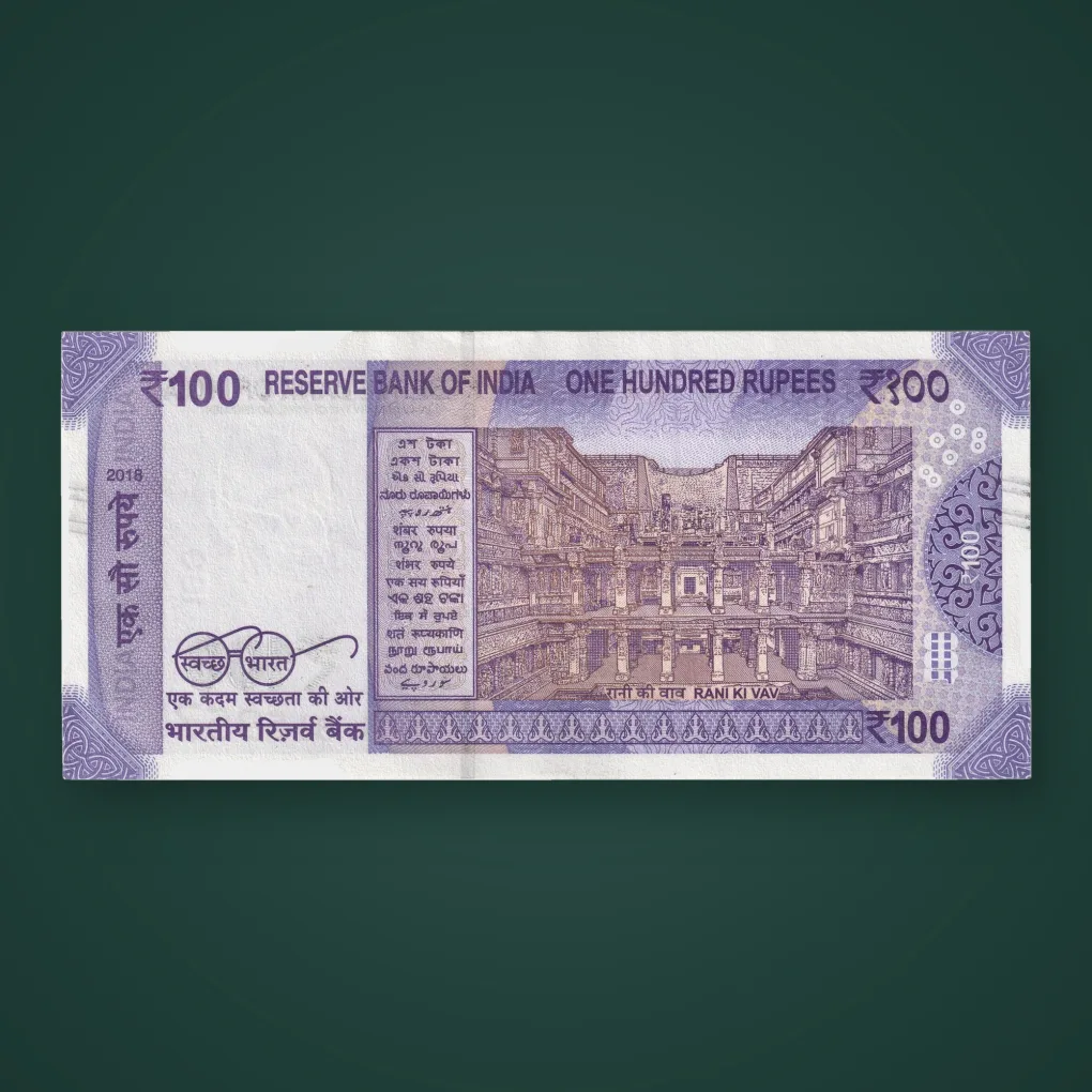 Rare 100 Rupees 2018 Urjit Patel Rani Ki Vav Inset R Mahatma Gandhi New Series Republic India Note # A920