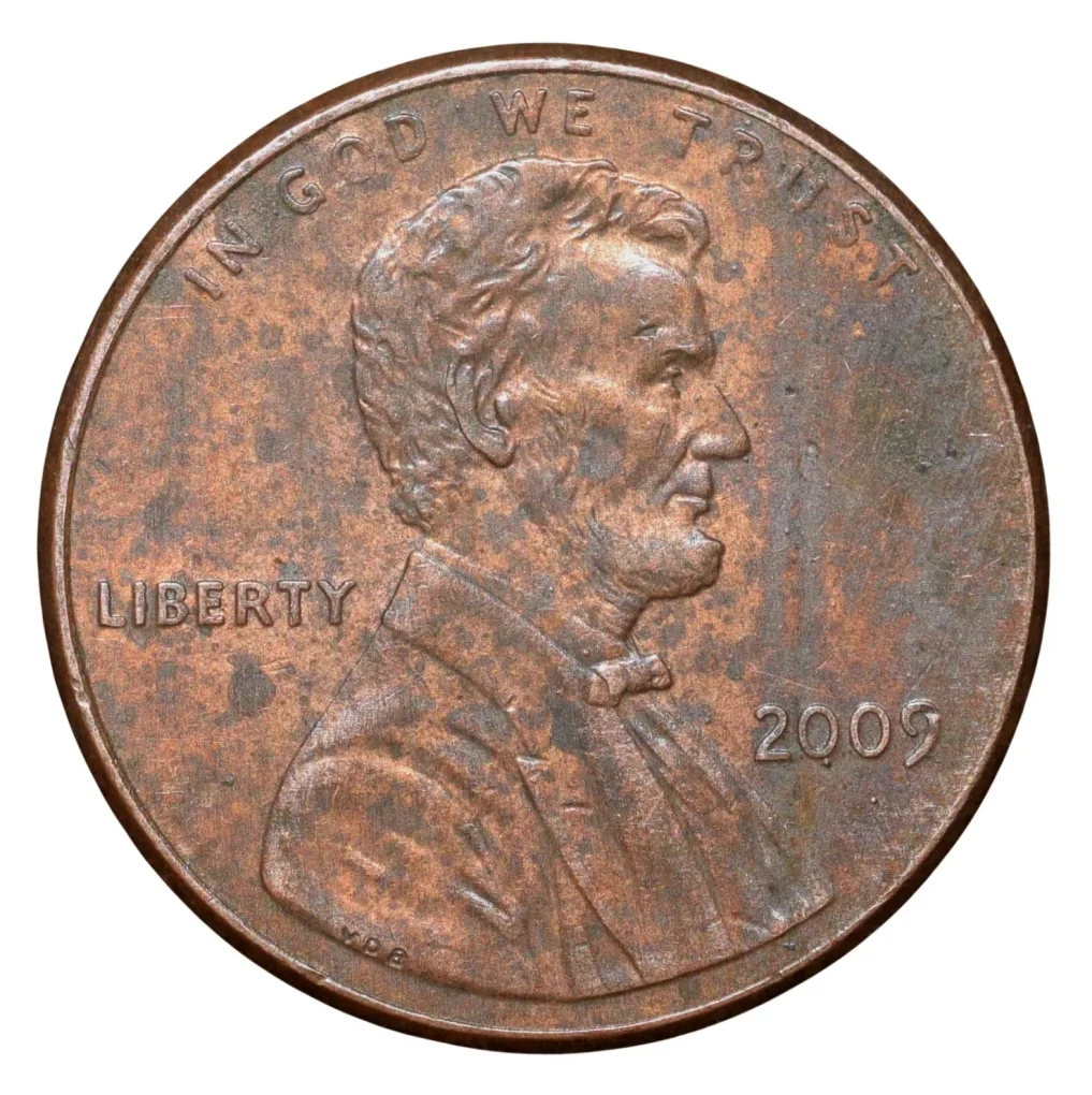 Bronze 1 Cent of USA (AD 2009) Commemorative issue - Birth and Early Childhood Rare