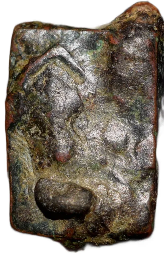 Copper Coin of Pre-Satavahana(200 BC) from Vidarbha Region Gaja-Laxmi Abhisheka Type Rare