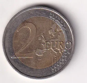 Germany, 2 Euros Bundesländer - "Hamburg" 2008 Rare Bimetallic Coin