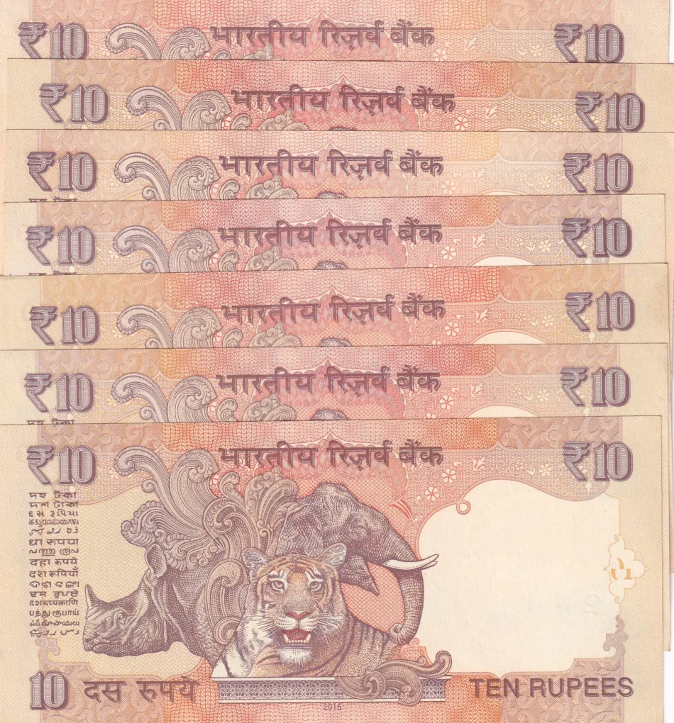 REPUBLIC DAY [ 26,01,50 ] VERY RARE UNC NOTE 10 RUPEES