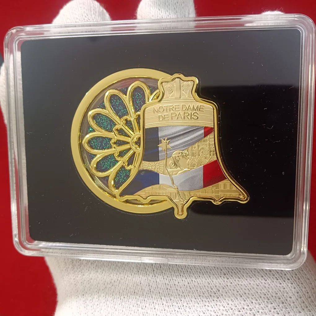 Ex Rare Notre-Dame de Paris Commemorative Proof Coin ★ 🇨🇲 Cameroon – 2025 – 100 Francs CFA | 53.3 g (47 g Copper + 6.3 g Silver) | BU (Brilliant Uncirculated) | Bi-Metal Issue | Limited Mintage: 666 pcs