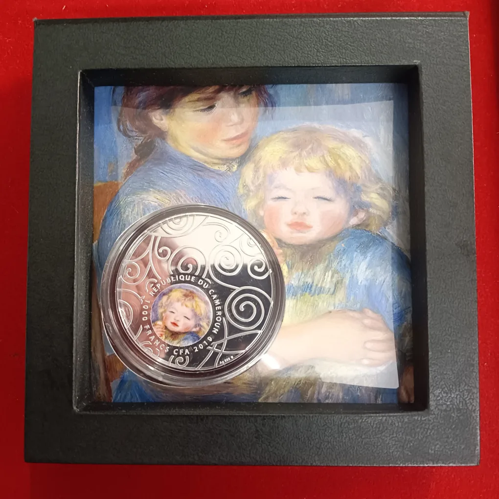 Ex Rare 1000 Francis CFA Republic of Cameroon Proof Coin Year 2019 1 Ounce Weight Mint of Poland