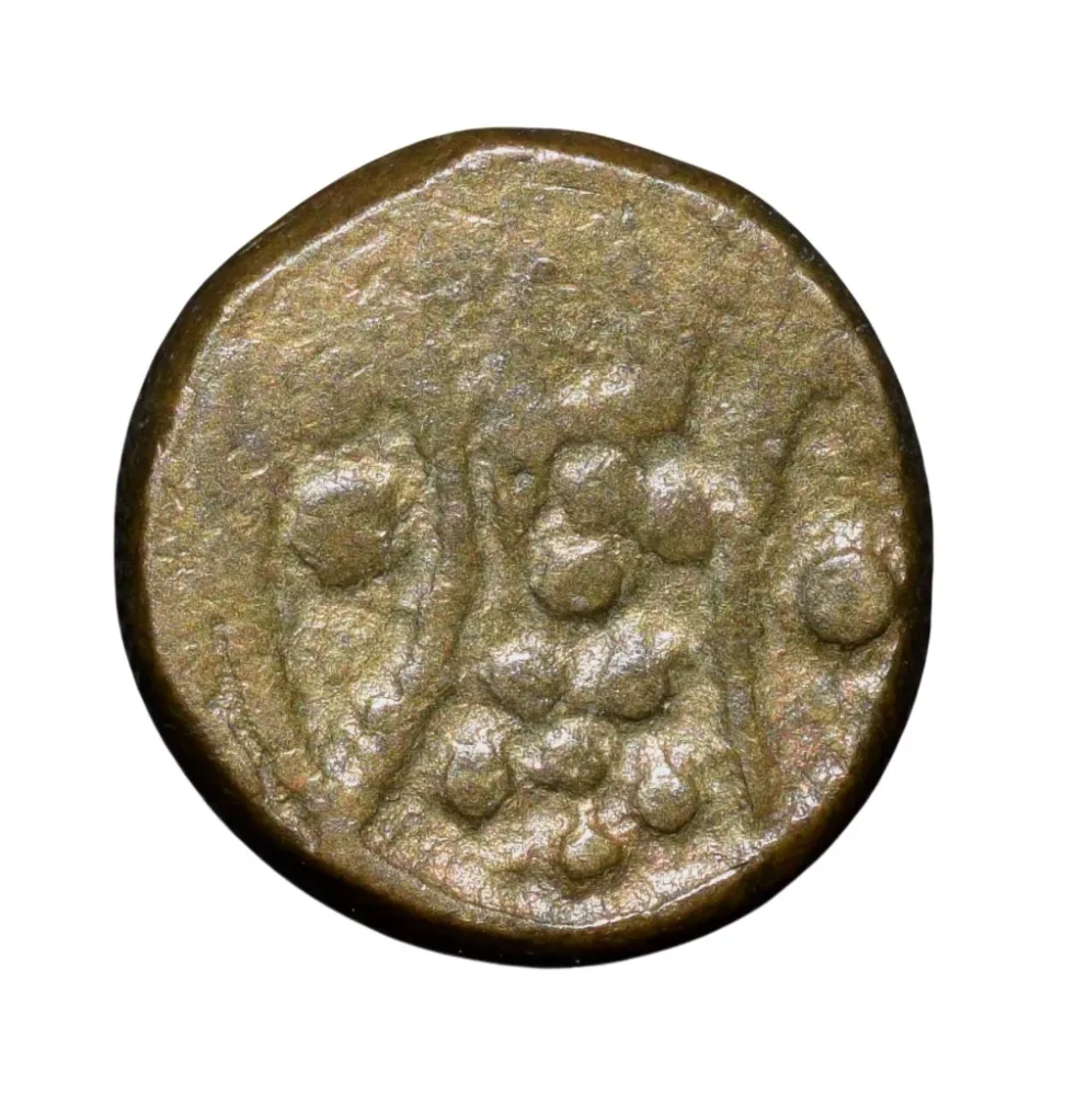Brass Puveera Tokens (19th Cen. AD) from Tamil Nadu Region of Tiruppur