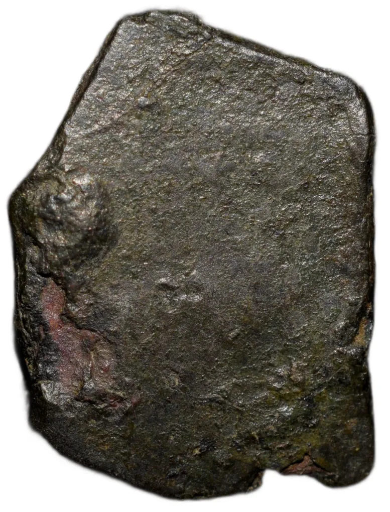 Copper-Alloy Coin of Dharmabhadra (2nd Cen. BC) of Bhadra/Mitra Dynasty Rare Ruler