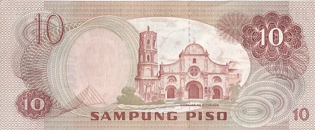 Ang Bagong Lipunan 10 Peso Phillipines Unc Note