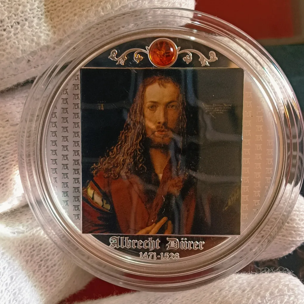 Ex Rare 500 Francis CFA Republic of Cameroon Proof Coin Albrecht Durer one Ounce Weight Silver Proof Coin Set Mint Of Poland