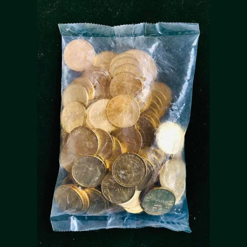 Rs 5 Gov Of India Issue Jamshedji 100 Coins packet