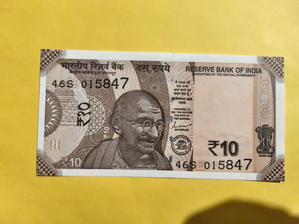 10 Rs 15th August 1947 Independence Day Note GEM UN Condition