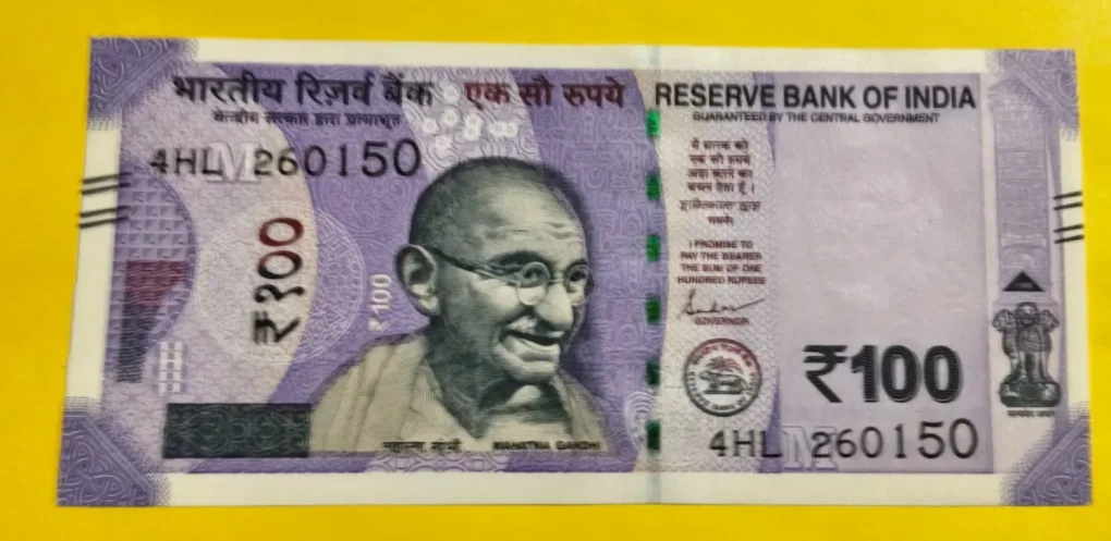 100 Rupees Republic Day 26 January 1950 Banknote 260150 Ex. Rare