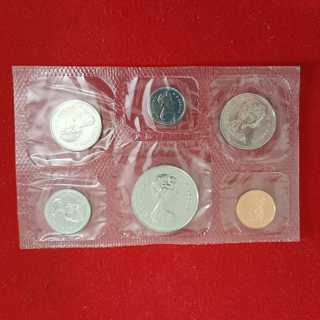 Rare Royal Canadian Mint Uncirculated Proof Coin Set 1979 Year Issued By Canada Mint