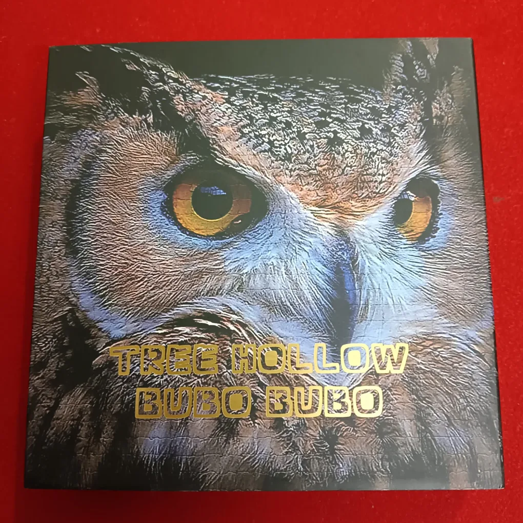 Ex Rare 25 Cents SAMOA The Eurasian Eagle Owl Tree Hollow BUBO BUBO Proof Coin Year 2024 Issue By Scotland Mint
