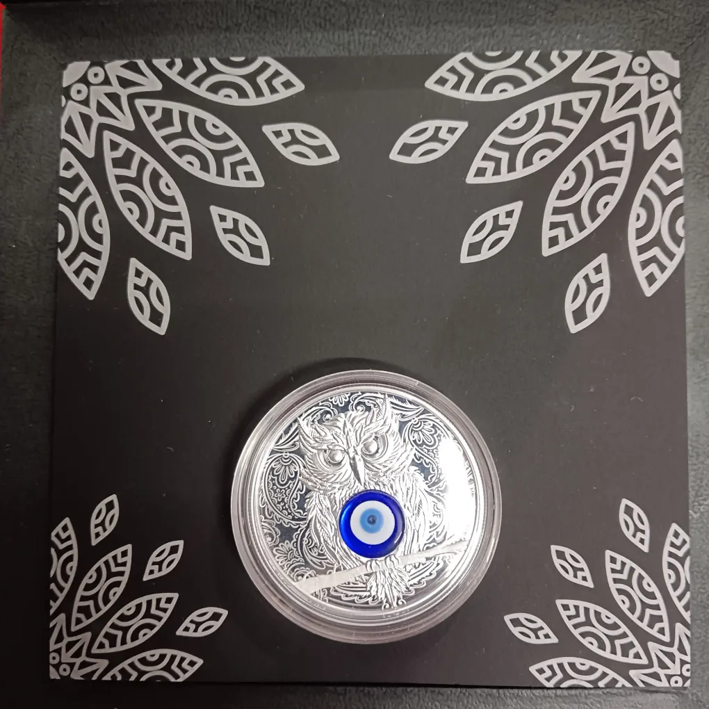 Ex Rare Elizabeth II Niue Island One Dollar Silver 17.50 GM Proof Coin Year 2019 Mint Of Poland