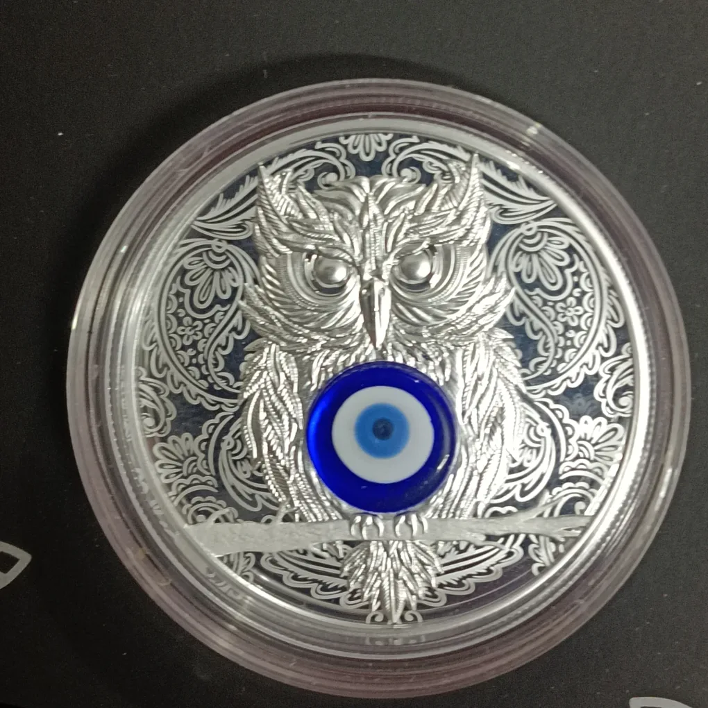 Ex Rare Elizabeth II Niue Island One Dollar Silver 17.50 GM Proof Coin Year 2019 Mint Of Poland