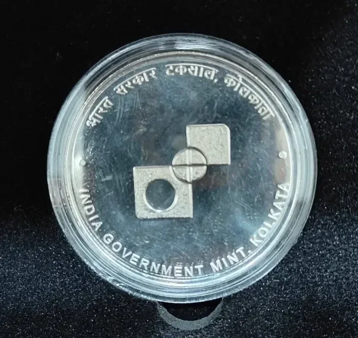 Rhino Endangered Animals of India Colour Souvenir Medal Govt Mint Kolkata