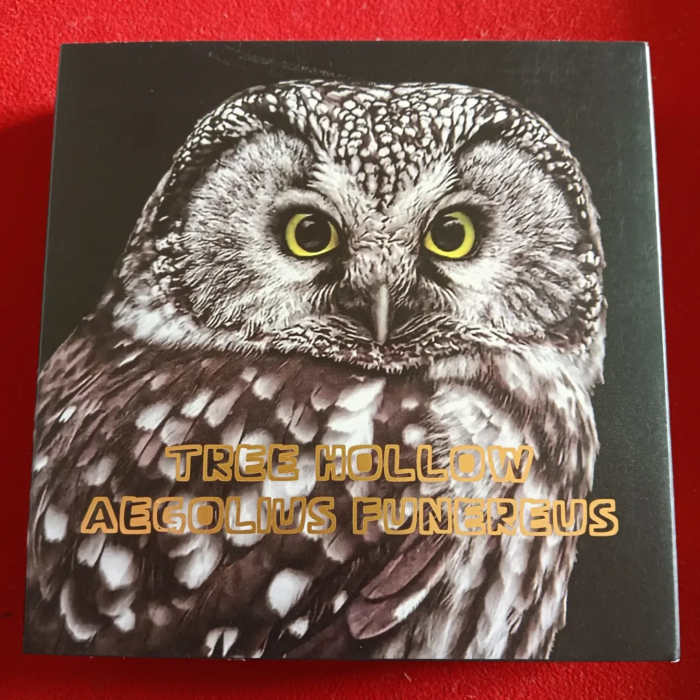 Ex Rare 25 Cents SAMOA The Tree Hollow Aegolius Funereus Proof Coin Year 2026 Issue By Scotland Mint