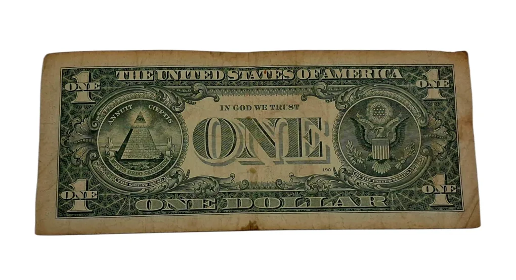 UNITED STATES OF AMERICA 1 DOLLAR Year 2009 GEORGIA Bank Note in Used Condition.