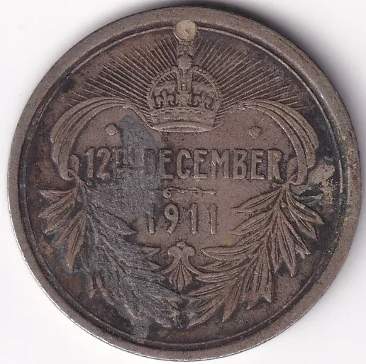 Copper Nickel 1911 King George V Token British India