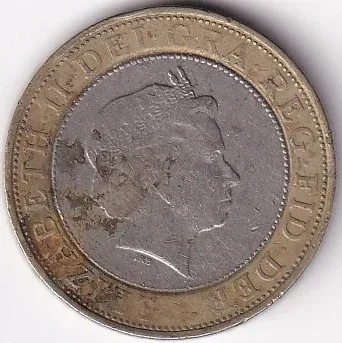 United Kingdom 2 Pounds K Brunel Bi Metallic Coin