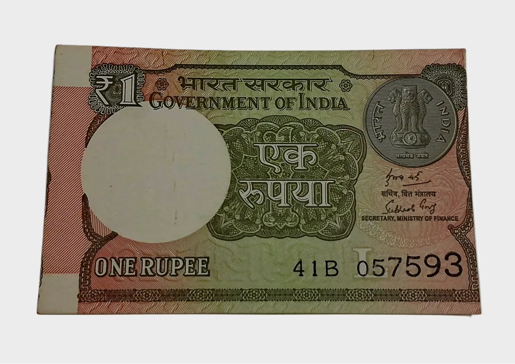 One Rupee New Issue Year 2018 Sign SUBHASH GARG with SHIFTING Error in High UNC Condition.