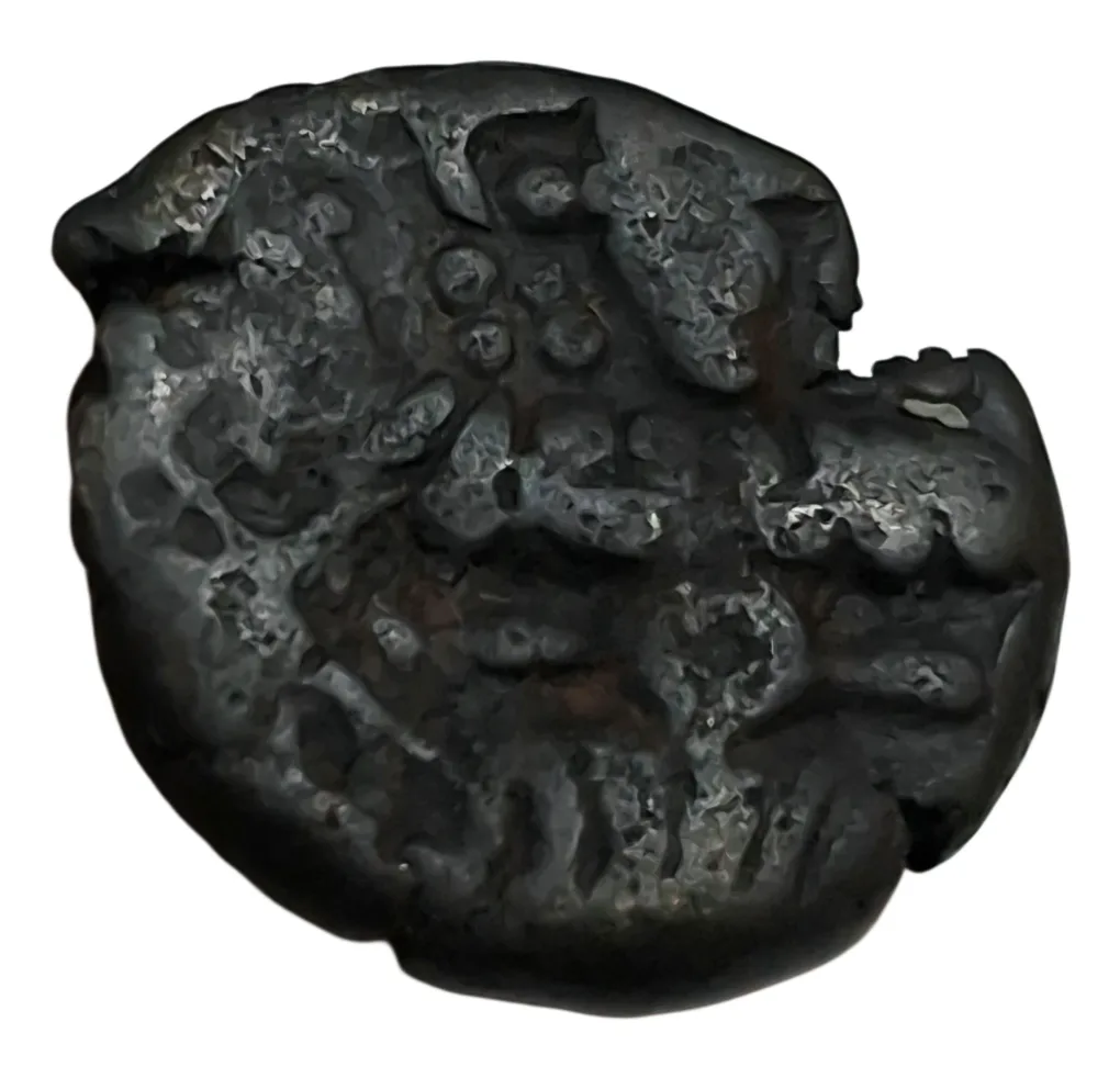 ANCIENT Bronze DRACHMA Hindu Rajas Post-Hunnic DYNASTIES OF KASHMIR Queen DIDDA of the Lohara Dynasty [c.979–1003 AD] High Collectable Grade.