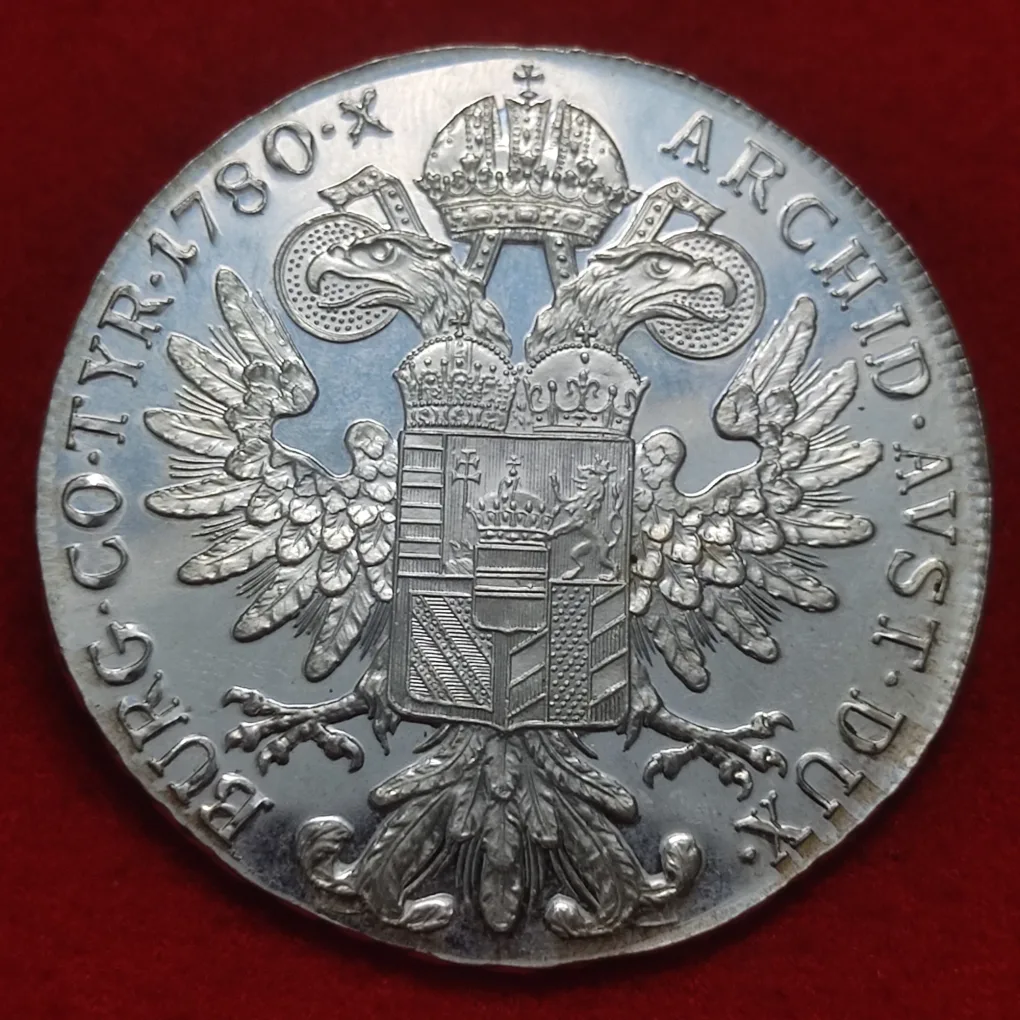 EXTREMELY RARE SILVER PROOF COIN MARIA THERESA BRILLIANT UNCIRCULATED CONDITION WEIGHT 28.66 GRM SILVER 83 ℅