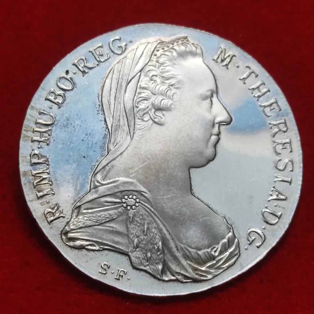 EXTREMELY RARE SILVER PROOF COIN MARIA THERESA BRILLIANT UNCIRCULATED CONDITION WEIGHT 28.66 GRM SILVER 83 ℅