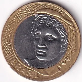 Brazil 1 Real Bimetallic 2011 Coin