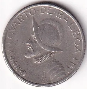 Panama Quarter Balboa 2001 Copper Nickel Coin