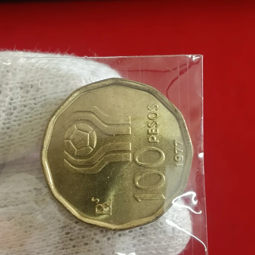 Rare Argentina 78 Fifa World Cup Soccer 100 Pesos Proof Coin Issue By Argentina F15
