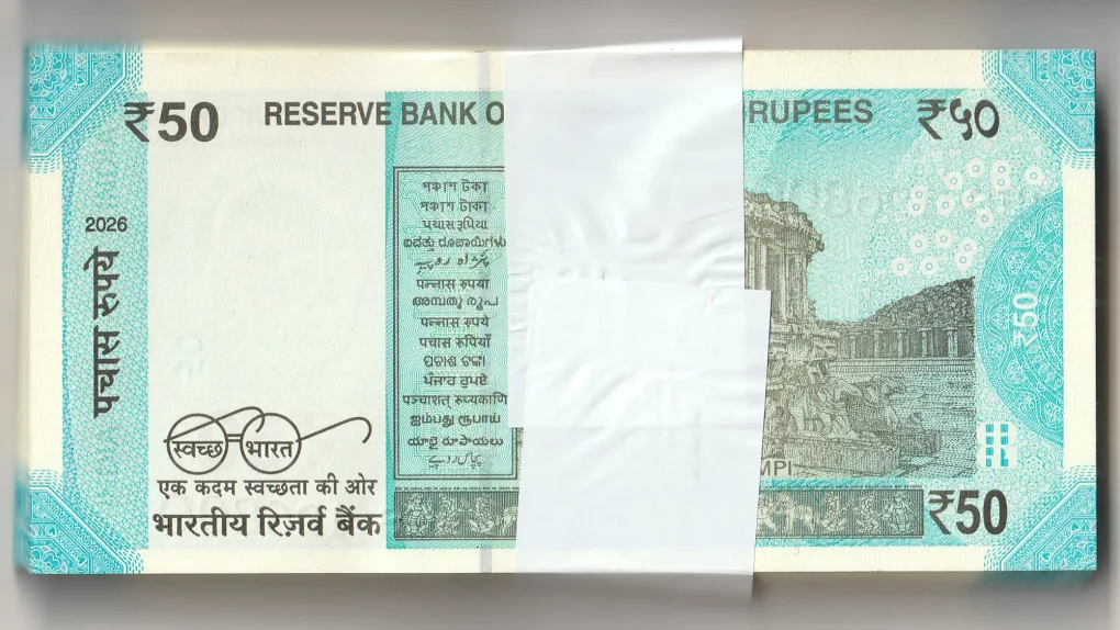 Rare 50 Rupees 2026 Complete Serial Packet With 786 Islamic Number Signed by Sanjay Malhotra Mahatma Gandhi New Series Hampi 4ES Prefix Bundle Republic India Note # NH A 949