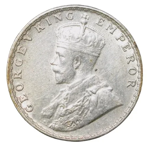 Silver 1/4 Rupee of George V (AD 1936) of Bombay Mint Beautiful Grade