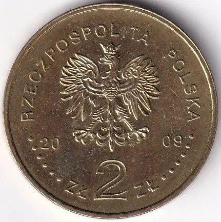 Poland 2 Zlotys Zegota Committee 2009 Nordic Gold Coin