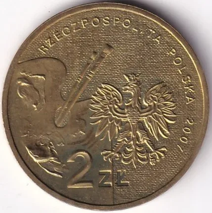 Poland 2 Zlotys Leon Wyczółkowski 2009 Nordic Gold Coin
