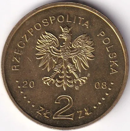 Poland 2 Zlotys Regaining of Independence 2008 Nordic Gold Coin