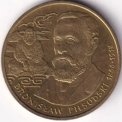 Poland 2 Zlotys Bronisław Pilsudski 2008 Nordic Gold Coin