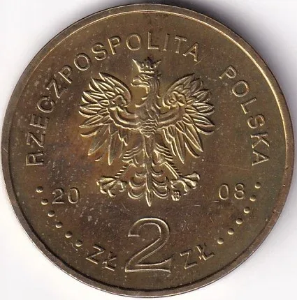 Poland 2 Zlotys Bronisław Pilsudski 2008 Nordic Gold Coin