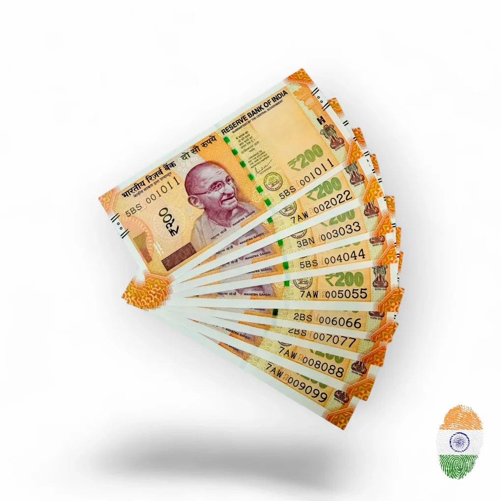 Rs 100 India Banknote Agriculture Issue Serial Bundle Unc Signed By C Rangarajan Inset Plain Unique and Rare (copy)