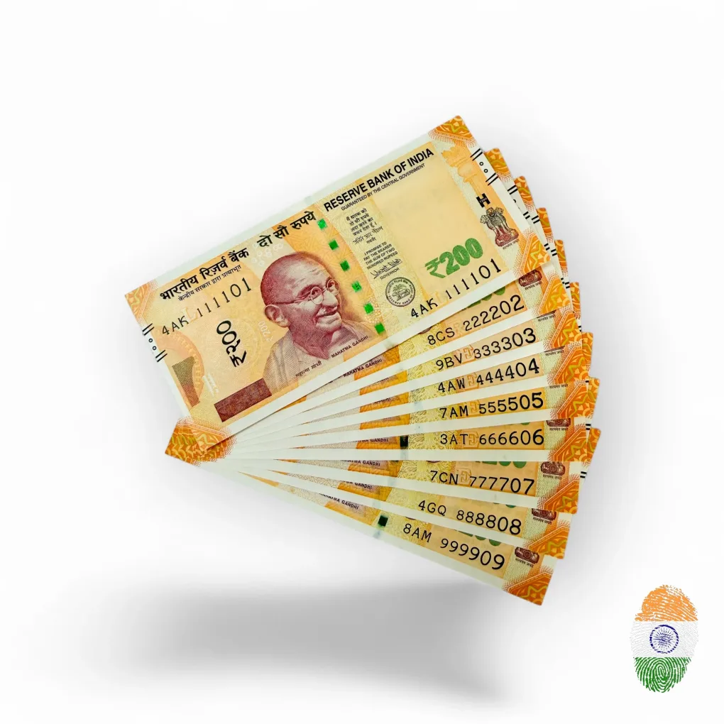 Rs 100 India Banknote Agriculture Issue Serial Bundle Unc Signed By C Rangarajan Inset Plain Unique and Rare (copy)