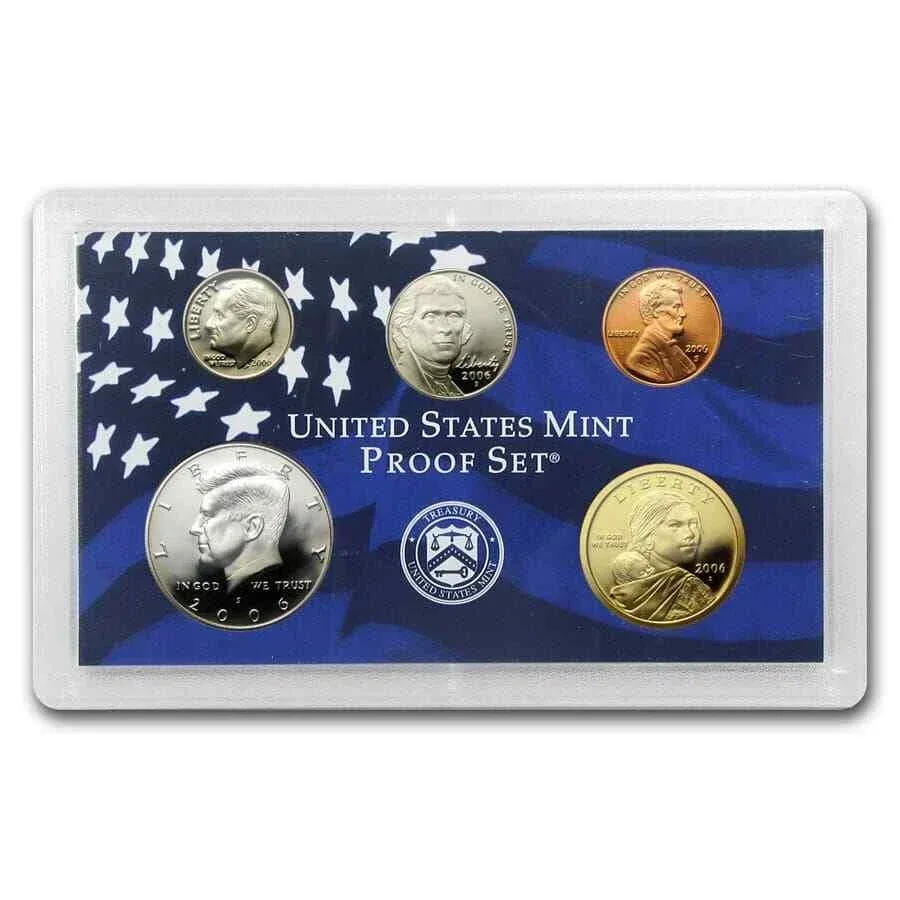 2006 UNITED STATES MINT PROOF SET SPECIFICATIONS ( 5X2 ) COINS SET WITH CERTIFICATE