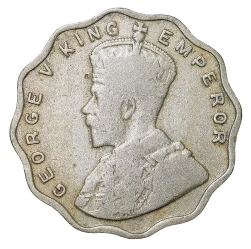Copper-Nickel 1 Anna of George V (AD 1928) of Bombay Mint Rare Date