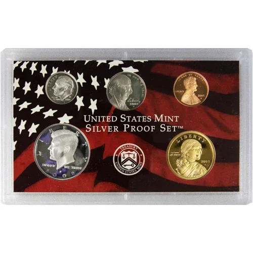 2008 UNITED STATES MINT SILVER PROOF SET SPECIFICATIONS 14 COINS SET WITH CERTIFICATE