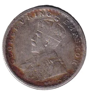 British-India ½ Rupee 1930 - (George V) Rare Silver Coin
