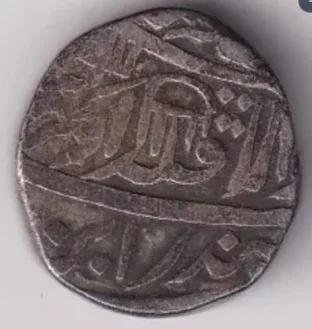 Indian princely states › Bharatpur, 1 Rupee (1858-1865) - Queen Victoria Bharatpur Rare Silver Coin