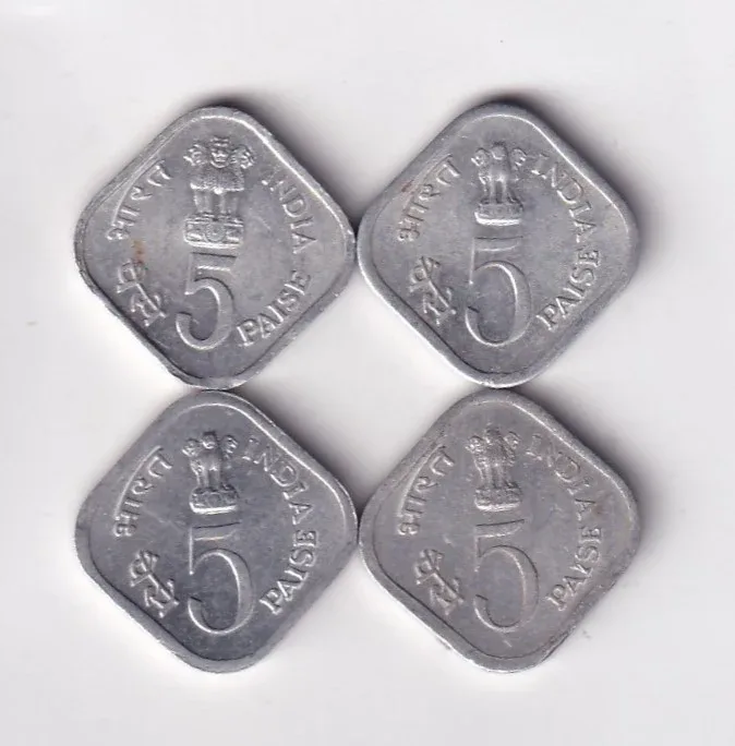 India 5 Paise FAO Rare 4 Different Commemorative UNC ( 4 Coin Set )